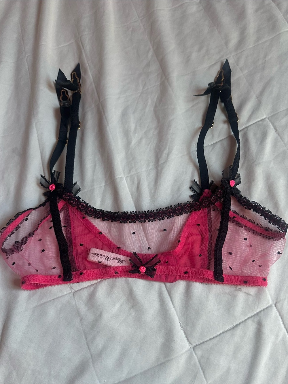 Agent Provocateur Sheer Lace trim Bralette